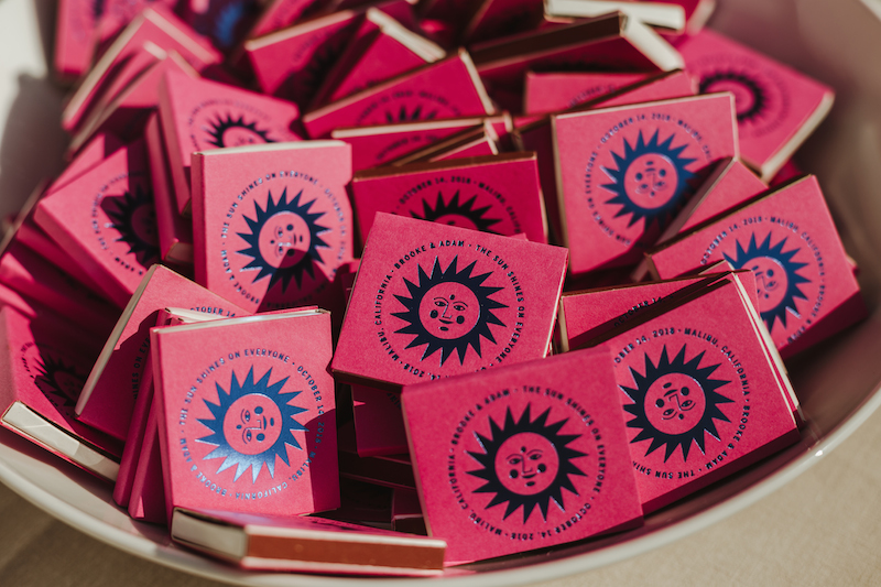 Matchbook Favors